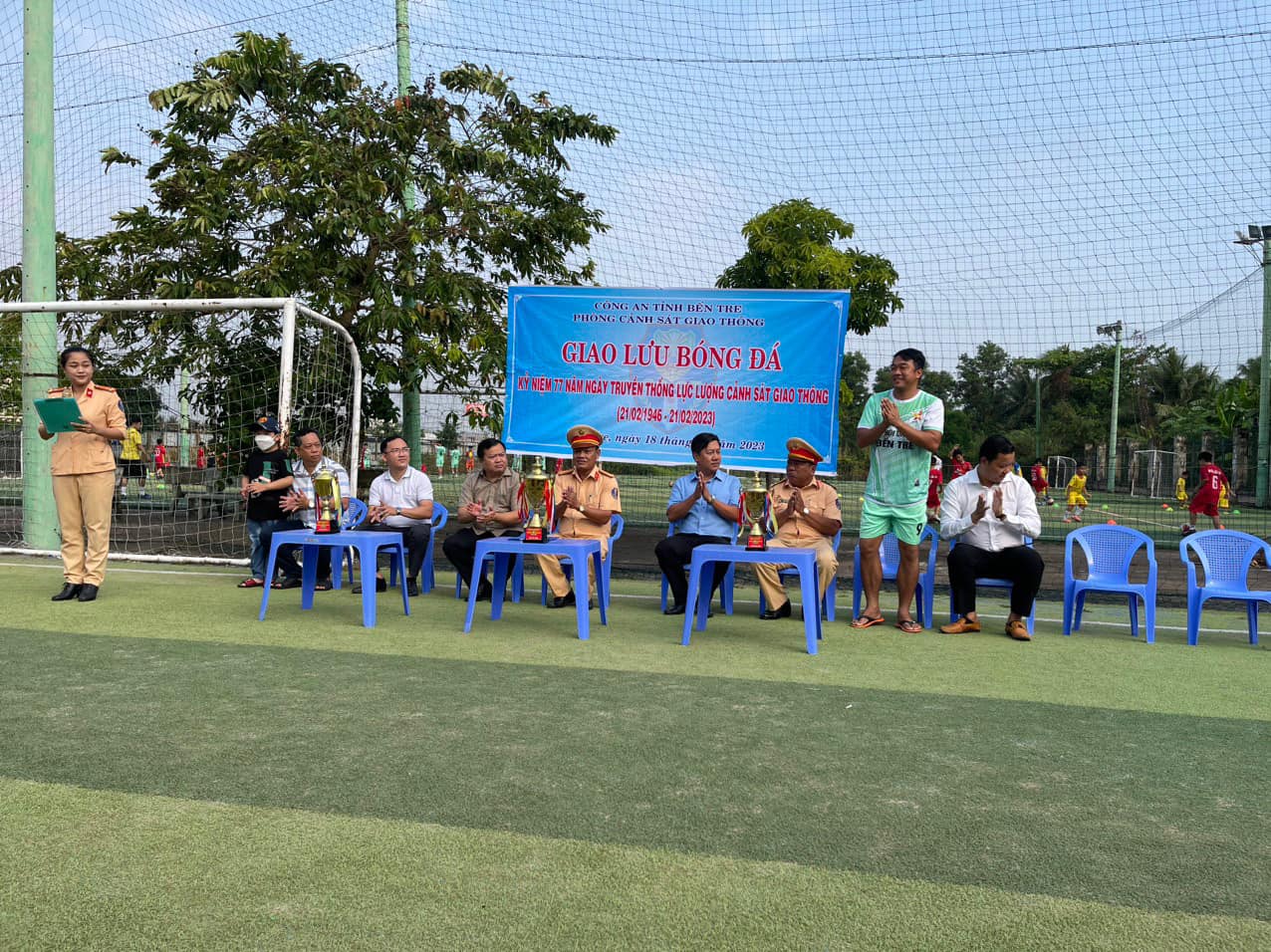 YBA Giao lưu bóng đá kỷ niệm 77 năm ngành Cảnh sát giao thông