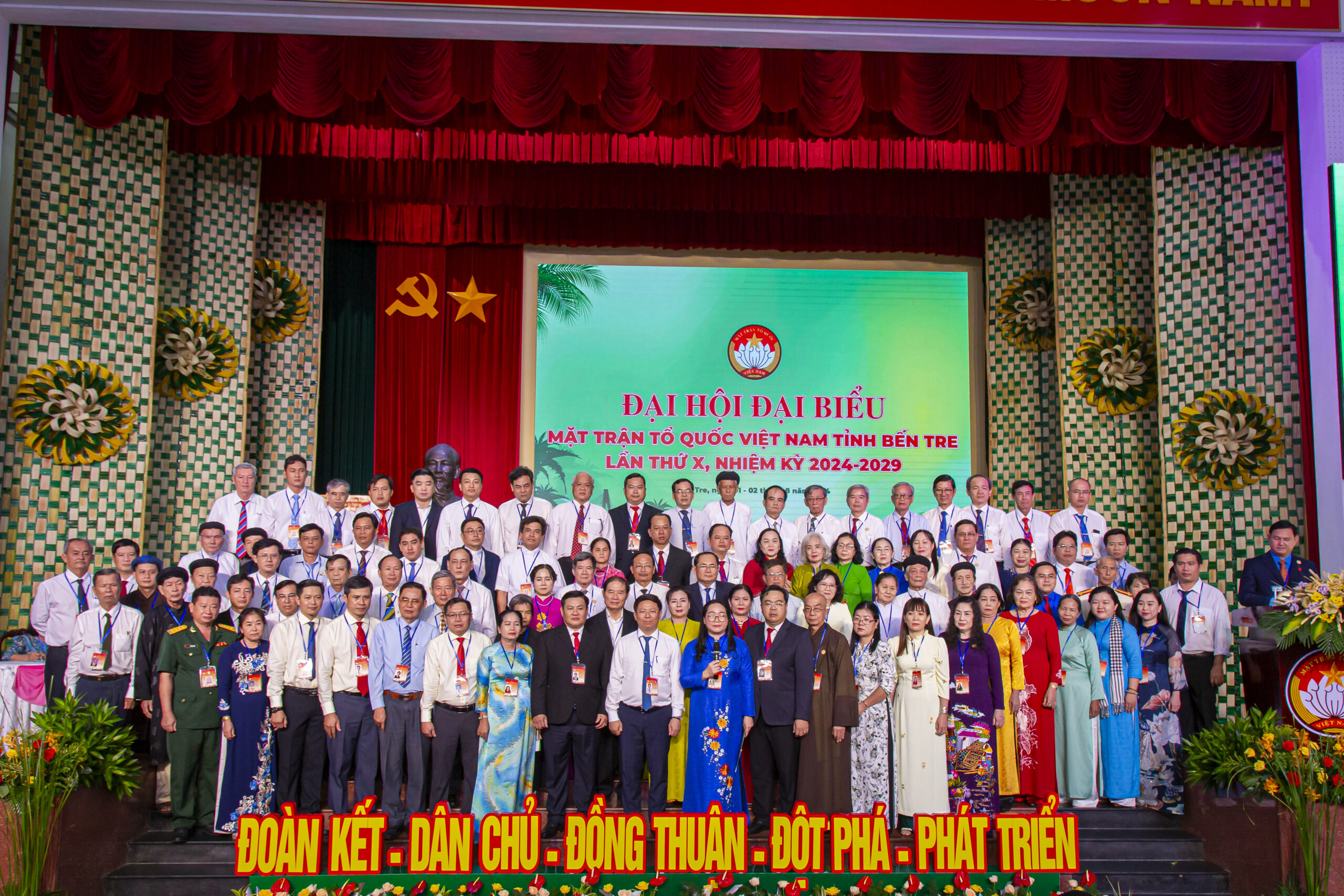 ĐẠI HỘI ĐẠI BIỂU MẶT TRẬN TỔ QUỐC VIỆT NAM TỈNH BẾN TRE LẦN THỨ X, NHIỆM KỲ 2024-2029