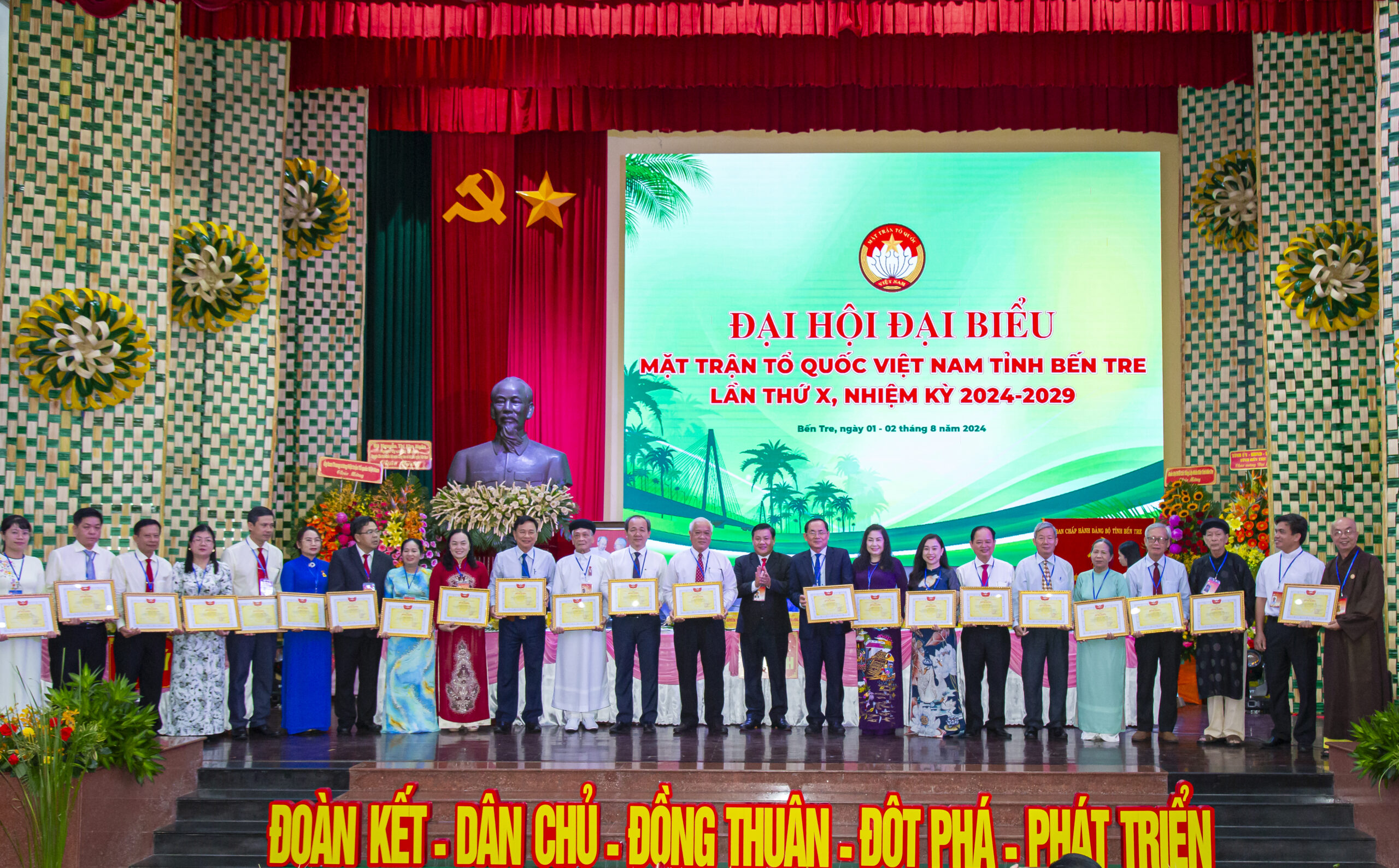 ĐẠI HỘI ĐẠI BIỂU MẶT TRẬN TỔ QUỐC VIỆT NAM TỈNH BẾN TRE LẦN THỨ X, NHIỆM KỲ 2024-2029