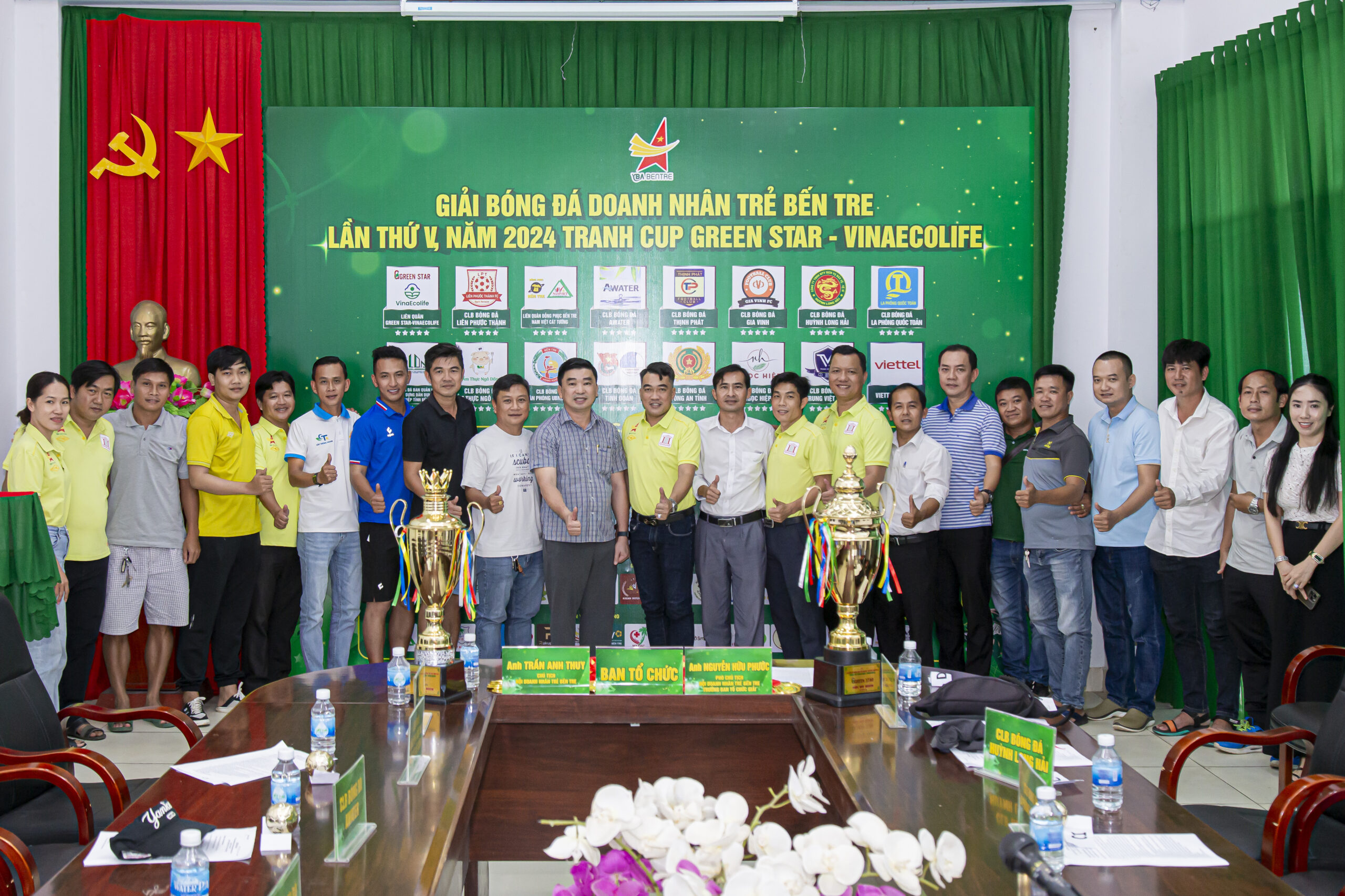 Họp Báo Và Bốc Thăm Thi Đấu Giải Bóng Đá Doanh Nhân Trẻ Bến Tre Lần V Tranh Cúp Green Star – VinaEcolife