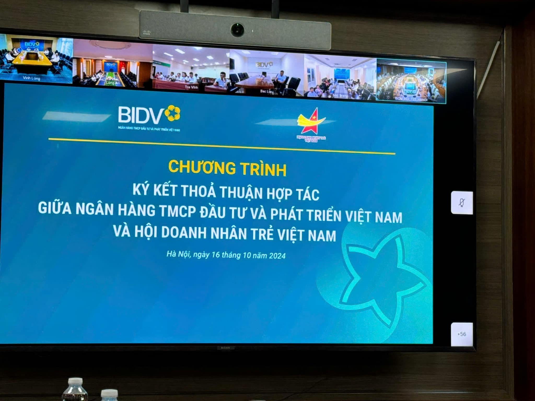 Lễ ký kết hợp tác giữa Hội DNT Việt Nam và Ngân hàng Đầu tư và phát triển Việt Nam (BIDV) CN Bến Tre