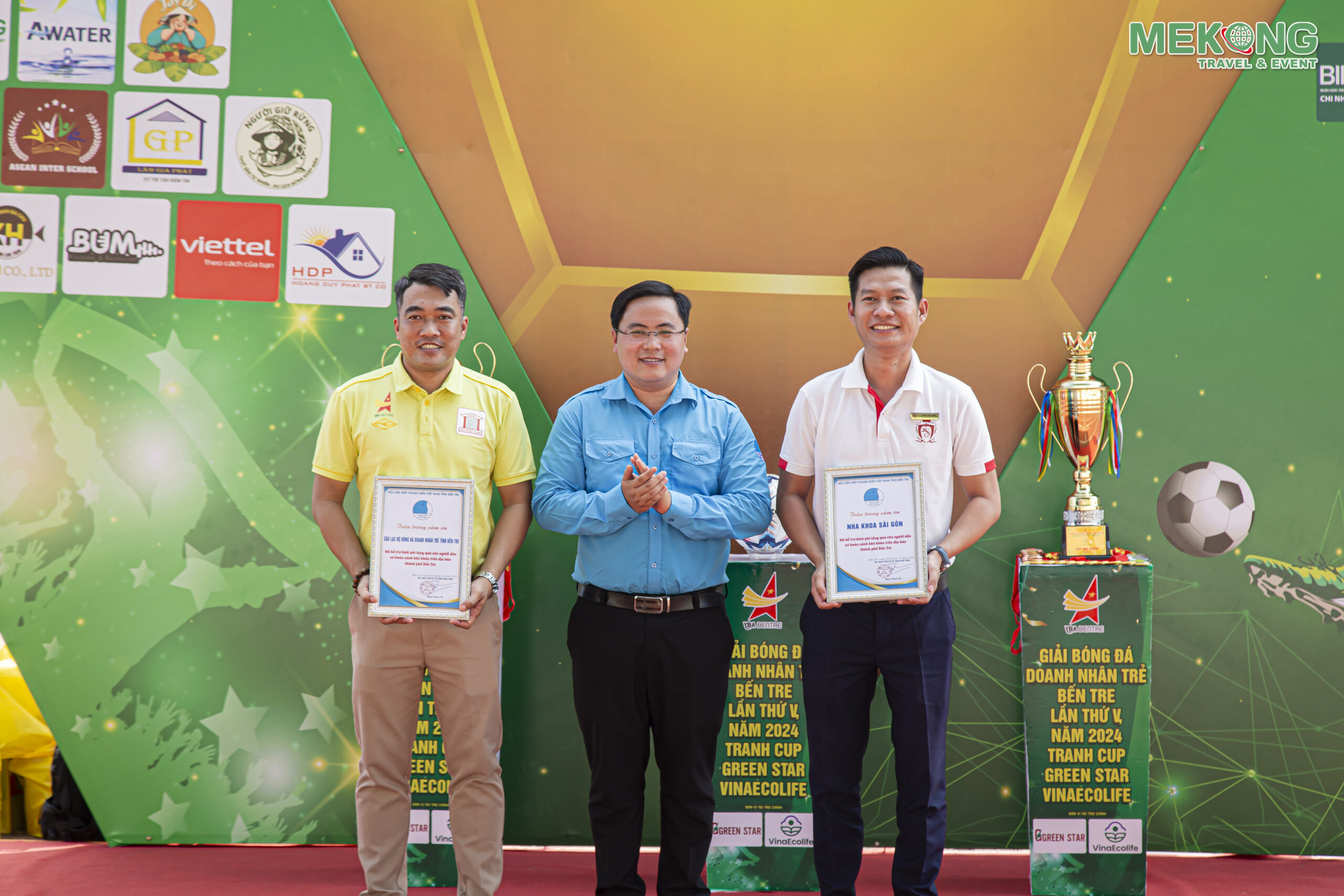 Giải bóng đá Doanh nhân trẻ Bến Tre lần 5 năm 2024 tranh cúp Green Star – VinaEcolife